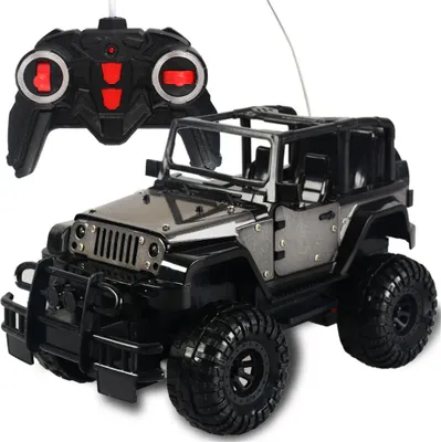 Produktbild von 1:18 2WD 4CH Elektrische drahtlose Legierung Fernbedienung Aufladen Tür Auto mit LED Light Kids Spielzeug grau