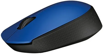 Produktbild von Logitech M171, Beidhändig, Optisch, RF Wireless, 1000 DPI, Schwarz, Blau