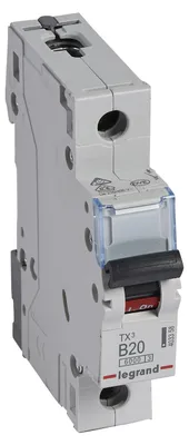 Image de Legrand TX3, Disjoncteur miniature, Type B, IP20, 240 - 415 V
