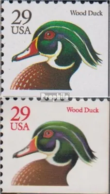 Produktbild von Briefmarken USA 1991 Mi 2127Eru-2128Hru (kompl.Ausg.) postfrisch Tiere