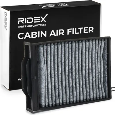 Produktbild von RIDEX 424I0191 Innenraumfilter Pollenfilter für RENAULT SCÉNIC II (JM0/1) Aktivkohle