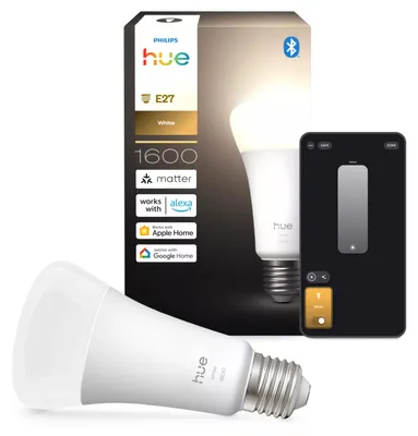 Image de Philips Hue LED-älylamppu, White, E27, 1600 lm