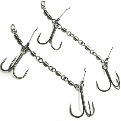 Produktbild von Pikecraft The 4 Swivel Stinger Rig Gr. 2/0 - 2 Gummifischsysteme