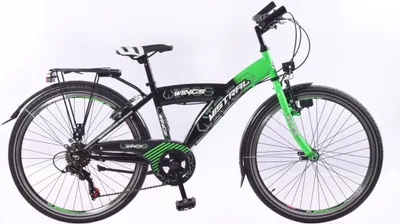 Produktbild von 26 Zoll Kinder Jungen City Fahrrad Rad Bike Cityrad MISTRAL GRÜN