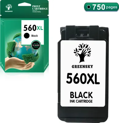 Produktbild von PG 560 XL schwarz Druckerpatronen Ersatz für Canon Pixma TS5350 TS5351 TS5352 TS5353 TS7451 TS7450 Drucker