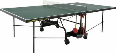 Produktbild von Tischtennisplatte Tischtennis Tisch Platte Sport Indoor mit Tischtennisnetz grün