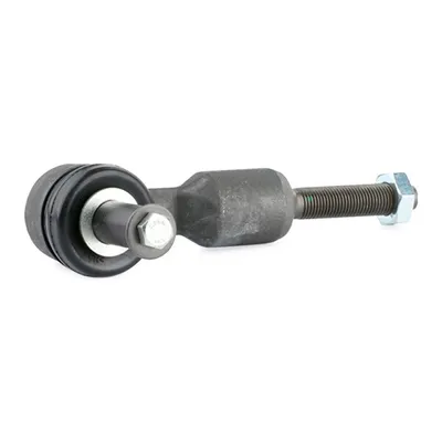 A automotive part, specifically a tie rod end, is shown against a white background.