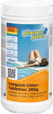 Produktbild von Langzeit-Chlor-Tabletten Planet Pool 200g/Stück 1 kg