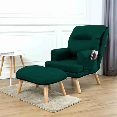Produktbild von Liegesessel Sessel Relaxsessel Nemo mit Fußhocker Rückenlehne 5-stufig einstellbar seitliche Fächer, Farbe: Samoa 06