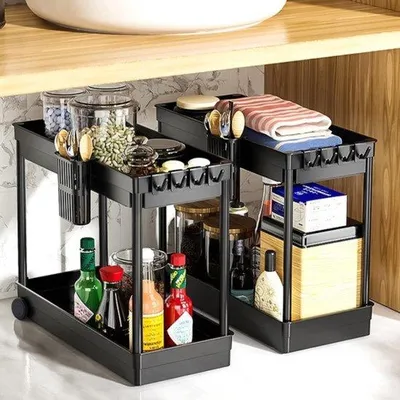 Produktbild von Famanu Gootsteenkasten-Organizer - Praktischer Küchenschrank-Organizer