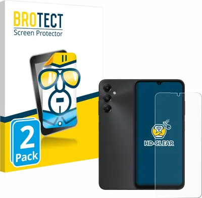 Produktbild von 2x Für Samsung Galaxy A05s Schutzfolie BROTECT Displayschutz Display Schutz Folie Klar Transparent
