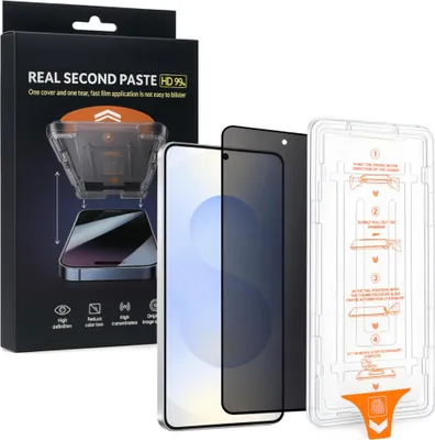 Produktbild von SnapFit Privacy Display Schutzglas für Samsung Galaxy S26 5G mit Anbringhilfe 9H