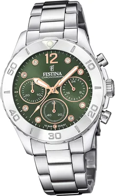 Image de Festina acier inoxydable femme montre bracelet argent casual D2UF20603/5