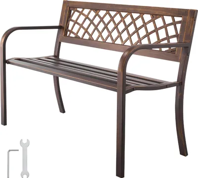 Immagine prodotto di SucceBuy, panchina da giardino da 116 cm con capacità portante di 250 kg, panca da terrazzo realizzata in robusto Acciaio al carbonio con motivo a rete in PVC e braccioli, ideale per giardino, parco o cortile, colore nero.
SucceBuy, panchina da giardino da 116 cm con capacità portante di 250 kg, panca da terrazzo realizzata in robusto Acciaio al carbonio con motivo a rete in PVC e braccioli, ideale per giardino, parco o cortile, colore nero.
SucceBuy, panchina da giardino da 116 cm con capacità portante di