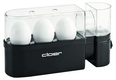 Obrázek produktu pro Cloer 6020, 3 vajec, Plast, Černá, 300 W, 230 V, 65 mm