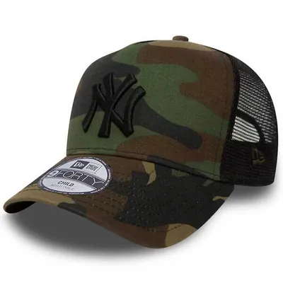 Obrázok produktu pre New Era Kinder Trucker Cap New York Yankees wood camo Child