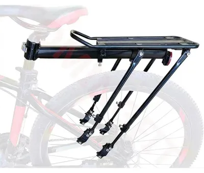 Produktbild von Fahrrad-Gepäckträger verstellbar Aluminiumlegierung 81,6 kg Tragkraft