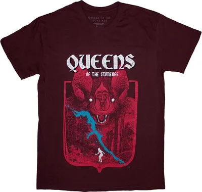 Immagine prodotto di Queens Of The Stone Age - Maglietta per bambini/ragazzi Unisex RO12316 (XL) (Bordeauxrot)