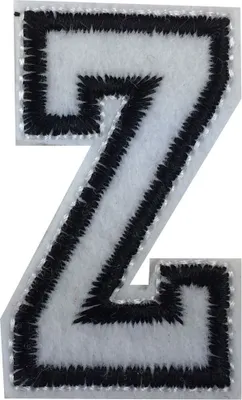 Produktbild von Buchstaben Initialen Alphabet ABC Bügelbild Patch Miniblings 4,5cm Buchstabe Z