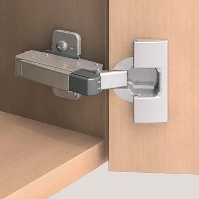 Produktbild von BLUM BLUMOTION 973A, Aufsteckteil-Scharnier gerader Bandarm, Stahl vernickelt