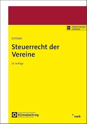 Produktbild von Steuerrecht der Vereine