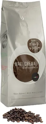 Obrázok produktu pre Mauri&Peppe Maxi Crema 1000g Café Crème zrnková káva - Kaffee Coffee Kahve Kaffe