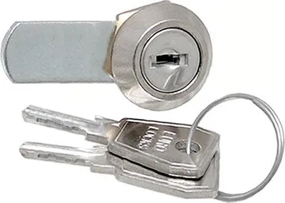 Produktbild von 2 Mini-Hebelschloss 8 mm Schrankschloß Möbelschloß Briefkastenschloß Hebelschloß
