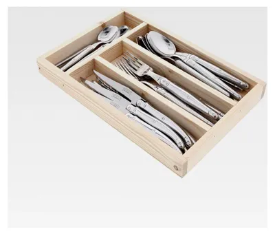 Produktbild von Besteckset Laguiole, Edelstahl, 24-teilig