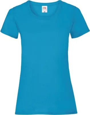 Produktbild von Damen T-Shirt Lady-Fit Valueweight T - Azure Blau, M