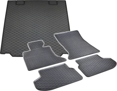 Produktbild von Gummi Fußmatten + Kofferraumwanne Set für 5er BMW F11 Touring, Bj. 4/2013-1/2017