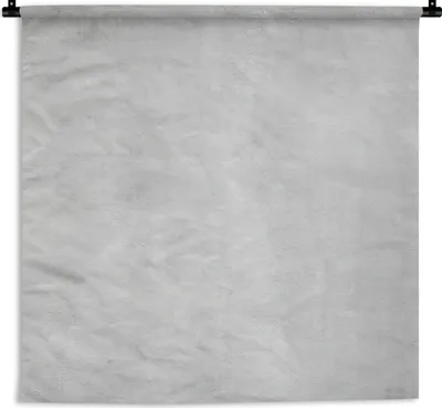 Produktbild von MuchoWow® Wandteppich Wandbehang Beton - Grau - Zement - Industriell - Strukturiert 90x90 cm Tapisserie Dekoration Wandtuch - Wandaufhänger