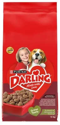 Zdjęcie produktu dla Purina Darling, Dorosły, Każda rasa, Wołowina, Warzywo, 15 kg