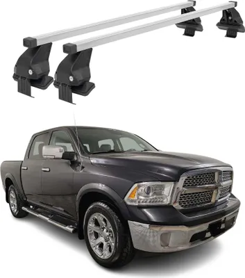 Produktbild von Menabo Dachträger Grundtäger für RAM 1500 2010-2017 50kg Stahl Silber 2 tlg