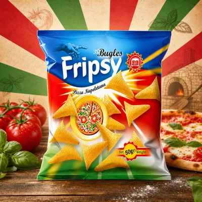 Produktbild von Fripsy Bugles Pizza Napoletana Flavour 50g