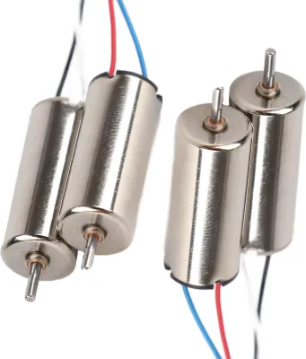 Produktbild von 2 Paar kernlose Motoren 8520 8,5 x 20 mm 0,15 A, elektrisch, leicht, für Quadcopter-RC-Drohnen