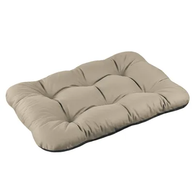 Produktbild von Domarex Wasserdichtes Hundebett Beige, 70x50cm - Weiches Hundekissen Orthopädisches Haustierbett mit Rutschfestem Boden und Waschbarem Bezug