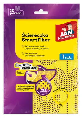 Imagen del producto de Paño inteligente 3 en 1 con tecnología SmartFiber, con perlas 3D