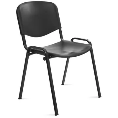 Produktbild von Stapelstuhl Sitzschale Kunststoff schwarz.