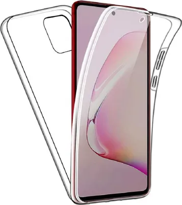 Produktbild von Full Cover Für Samsung Galaxy Note 10 Lite / Galaxy A81 Silikon 6,7" TPU 360° Transparent Case Hülle