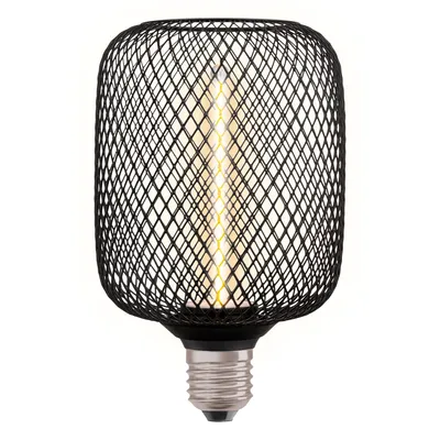 Obrázok produktu pre Led Lampa Square Fils12 E27 1800K Čierna
