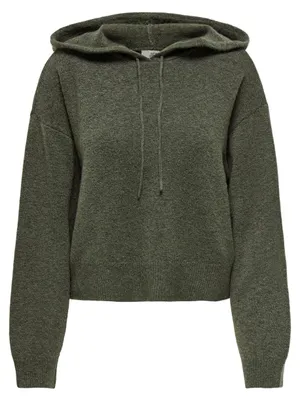 Produktbild von JDY Strickpullover Weich Kapuze Langarm Tiefe Schultern Größe: XL