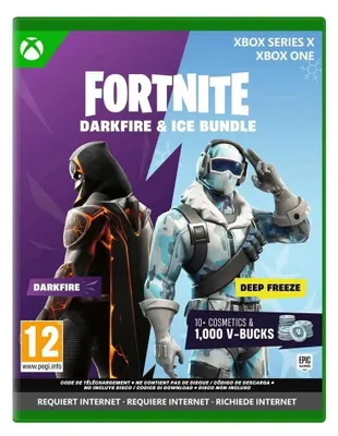 Produktbild von Just for Games FORTNITE Darkfire & Ice Bundle (Xbox Series X / Xbox One), Xbox One/Xbox Series X, Multiplayer-Modus, Physical / Download