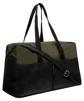 Produktbild von Beocca Milo Leder-Reisetasche, aus pflanzlich gegerbtem Leder, Handgepäck-Format, Wochenendtasche, handgefertigt, Grün