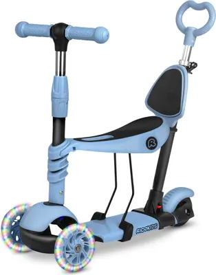 Produktbild von Hulajnoga trójkołowa Ricokids Todi - niebiesko-szara