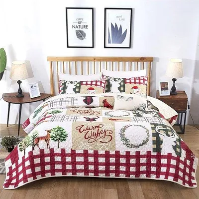 Produktbild von Famanu Tagesdecke 240x260 cm - Weiß, 3-teilig mit Kissenbezügen