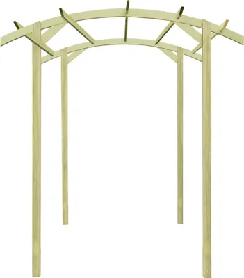 Image de vidaXL Pergola de jardin en pin imprégné 180×197×210 cm