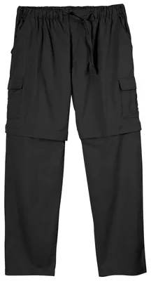 Produktbild von Abraxas XXL Zipp-off-Cargohose schwarz Gummibund