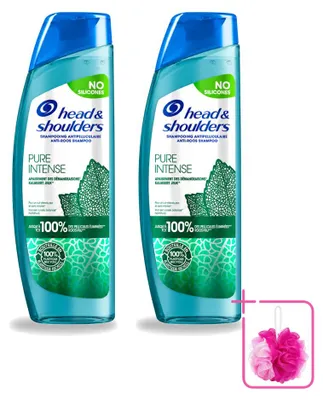 Produktbild von 2 x Head & Shoulders Anti-Schuppen Shampoo Pure Intense - 250 ml - Sparpackung - 2 Stücke