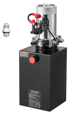 Produktbild von VEVOR 9,5 L Einfachwirkende Hydraulikpumpe Kippanhänger Entladung Reparatur 12v, Einfach wirkend-c, 10 qt