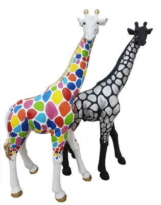 Obrázek produktu pro Abstraktní Deco Figurální socha 77cm Figurální sochy Sochy Žirafa New